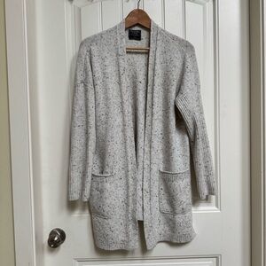 Abercrombie & Fitch Oatmeal Nubby Duster Cardigan with Pockets. Size XL